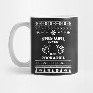 Merry Christmas Cockatiel Mug